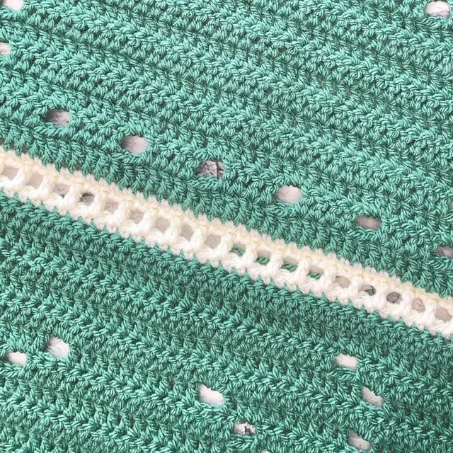 Crochet Mesh Stitch Join