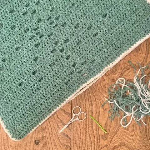 Easy Crochet Edging for Crochet Blanket