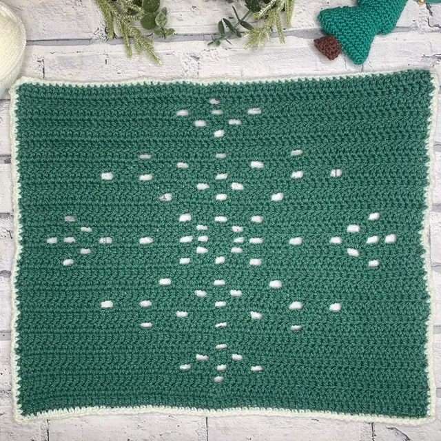 Filet Crochet Snowflake Pattern