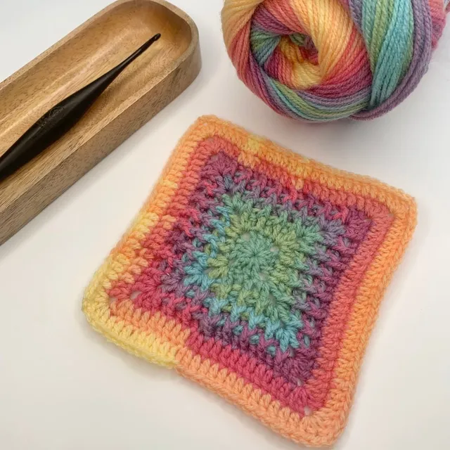 Post Stitch Granny Square Pattern – Angry In The Mood Square