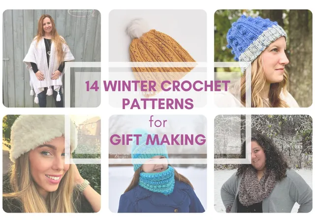 14 Winter Crochet Patterns for Gift Making