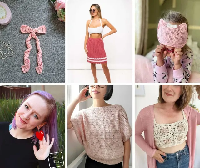 20 Easy Crochet Patterns Inspired by The Barbie Movie