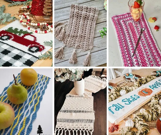 25 Crochet Table Runner Patterns