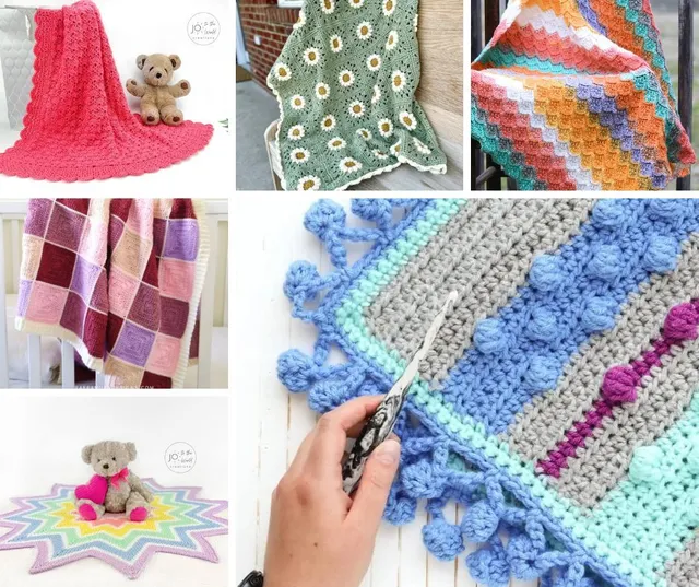 40 Easy Crochet Baby Blanket Patterns