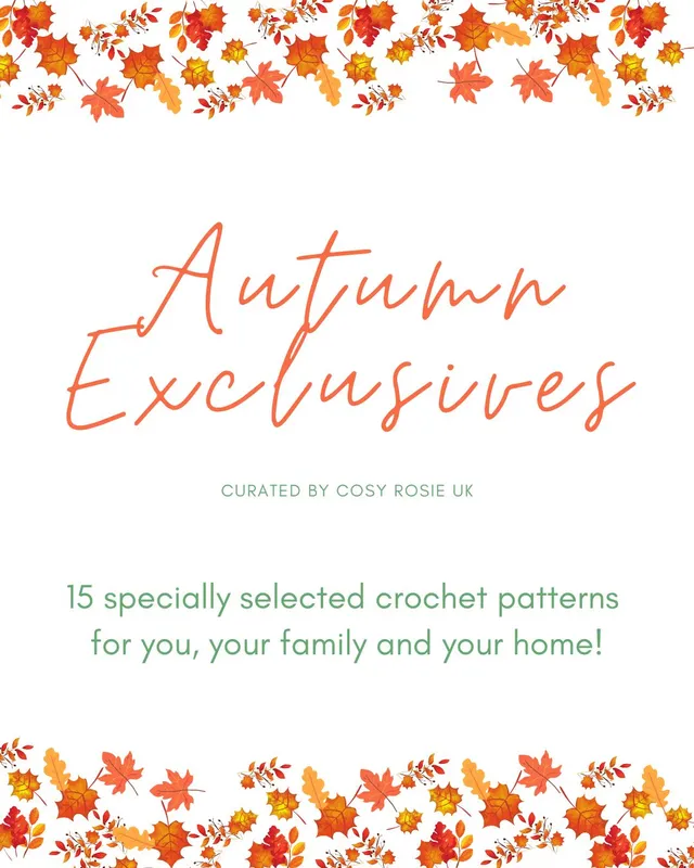 15 Crochet Patterns for a Cozy Fall