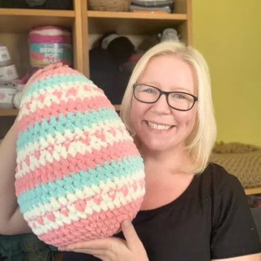 Big Crochet Easter Egg Free Pattern