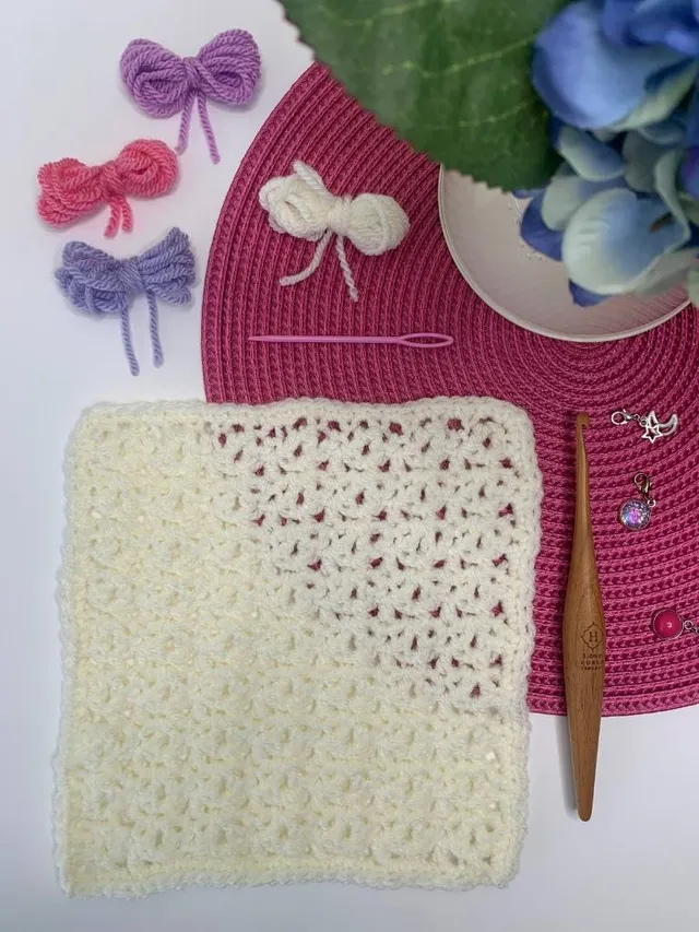Blossom Stitch Granny Square Pattern for Beginners