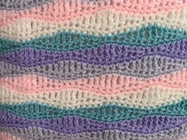 Crochet Wave Stitch – Long Wave Stitch