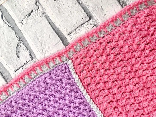 Blanket Stitch Edging for Blankets