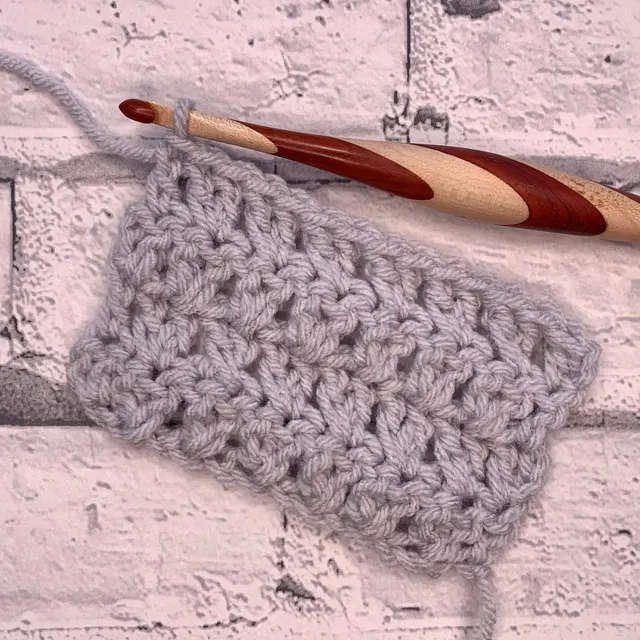 How to Crochet Crossed Treble Stitch