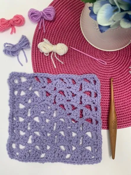 Crowning Glory Free Granny Square Pattern