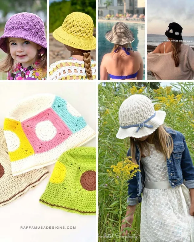 Easy Crochet Summer Hat Patterns for beginners