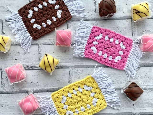 Free Easy Beginner Crochet Pattern – Crochet Coaster