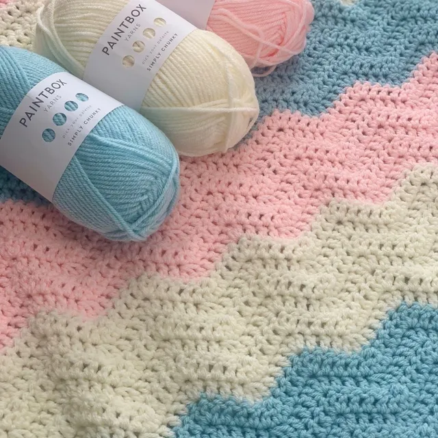 Free Chevron Crochet Blanket Pattern