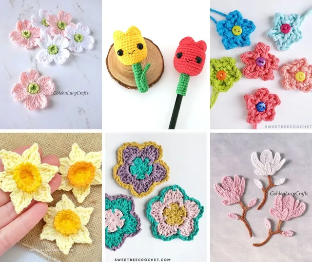 Free Crochet Flower Patterns