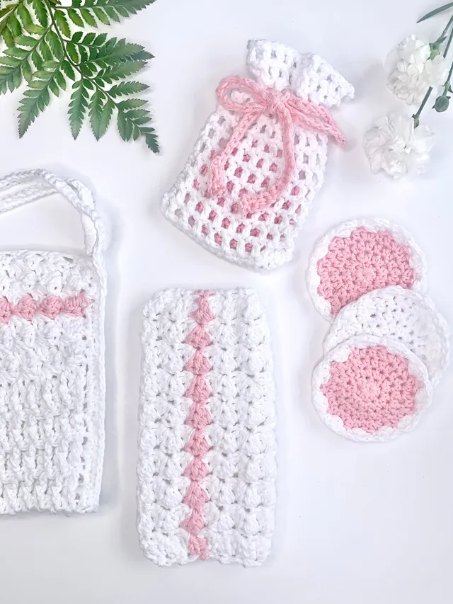 Free Crochet Spa Set Patterns