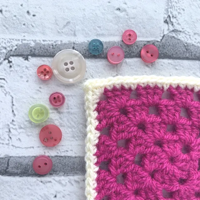 Double Crochet Border to Edge a Granny Square