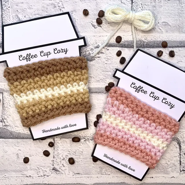 Coffee Cup Cozy Crochet Pattern Free