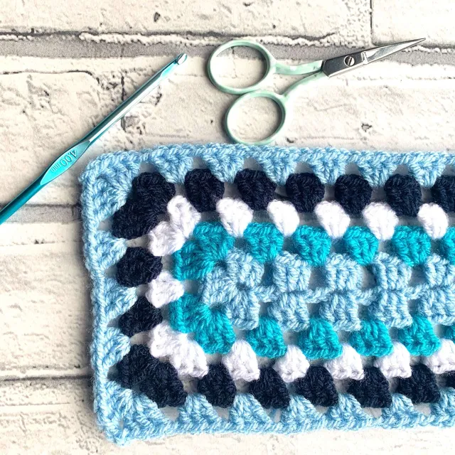 Free Granny Square Rectangle Pattern