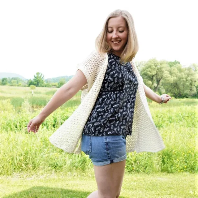 Oversize Crochet Cardigan Pattern