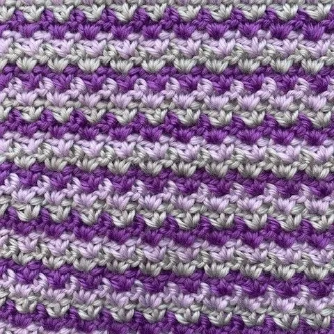 How to crochet Wattle Stitch