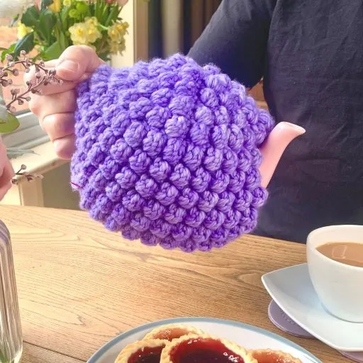 Free Crochet Teapot Cozy Pattern