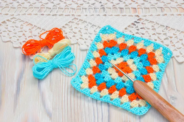 Basic Crochet Granny Square