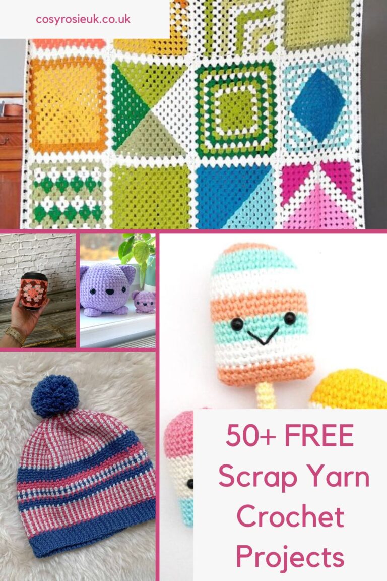 50+ Free Scrap Yarn Crochet Projects