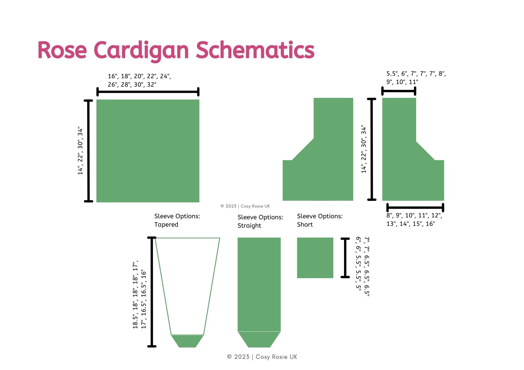 What is a schematic in a crochet pattern