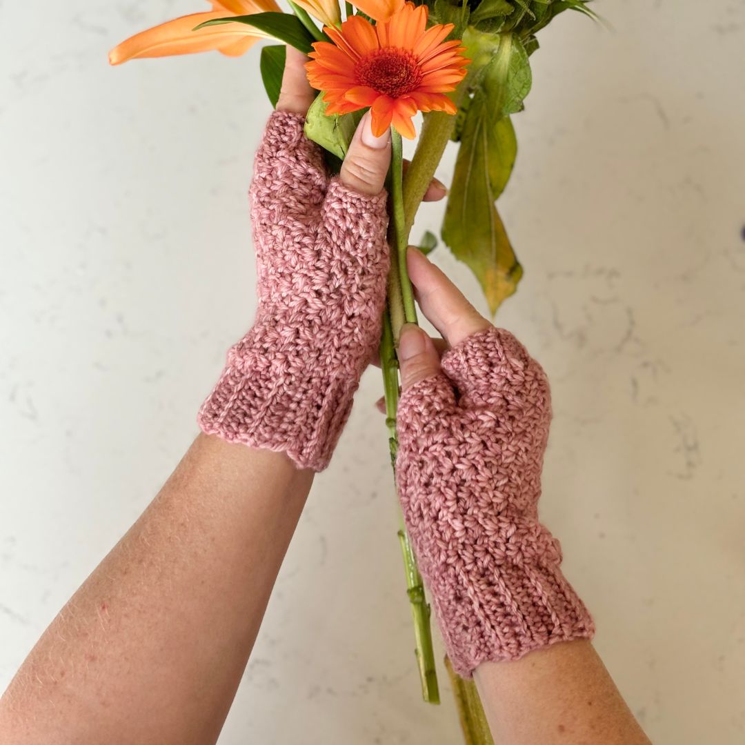Crochet Fingerless Gloves Pattern