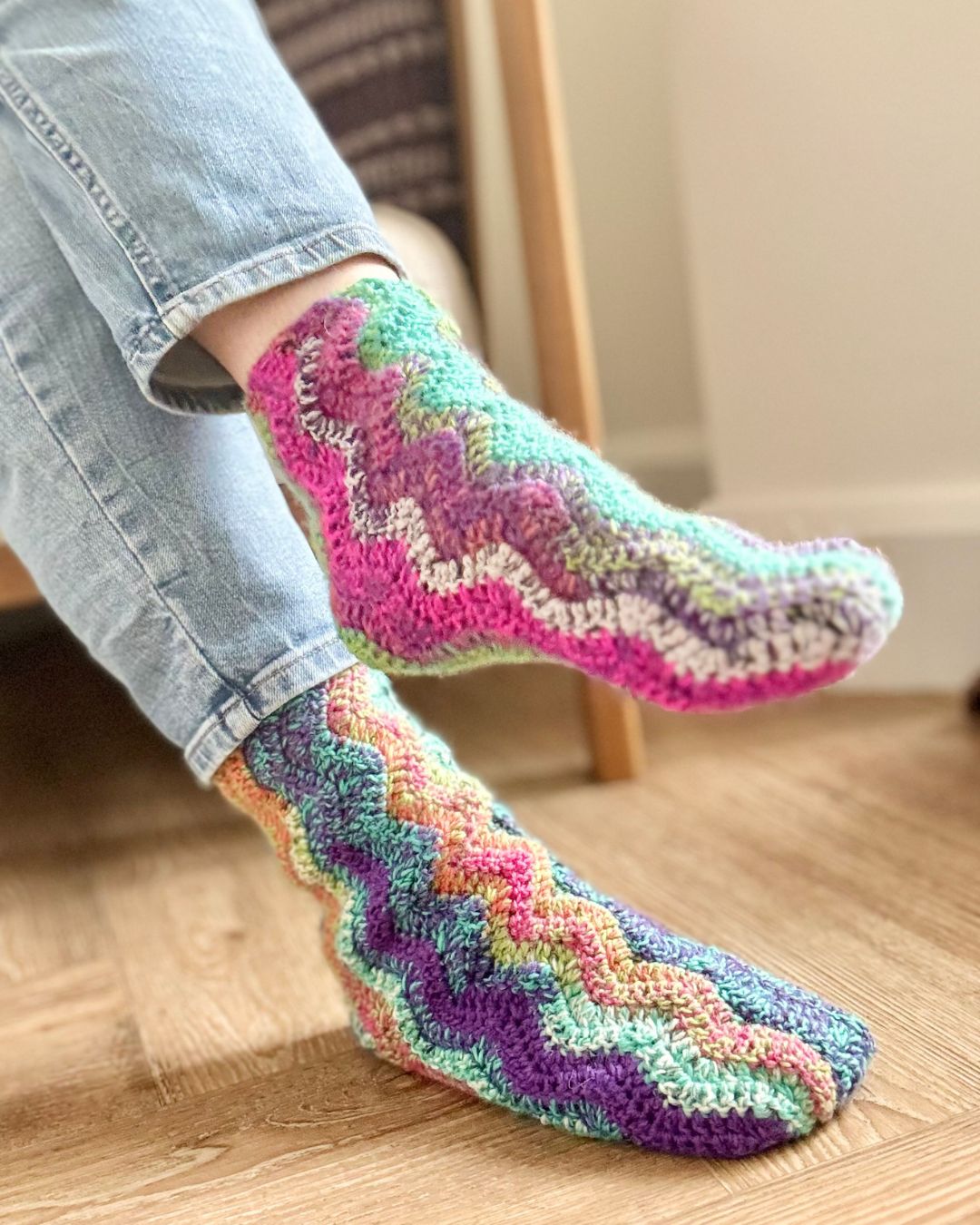 Simple Sock Crochet Pattern