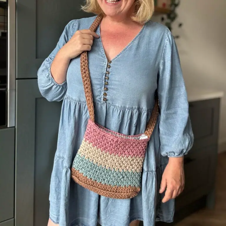 Easy Linen Stitch Crochet Bag